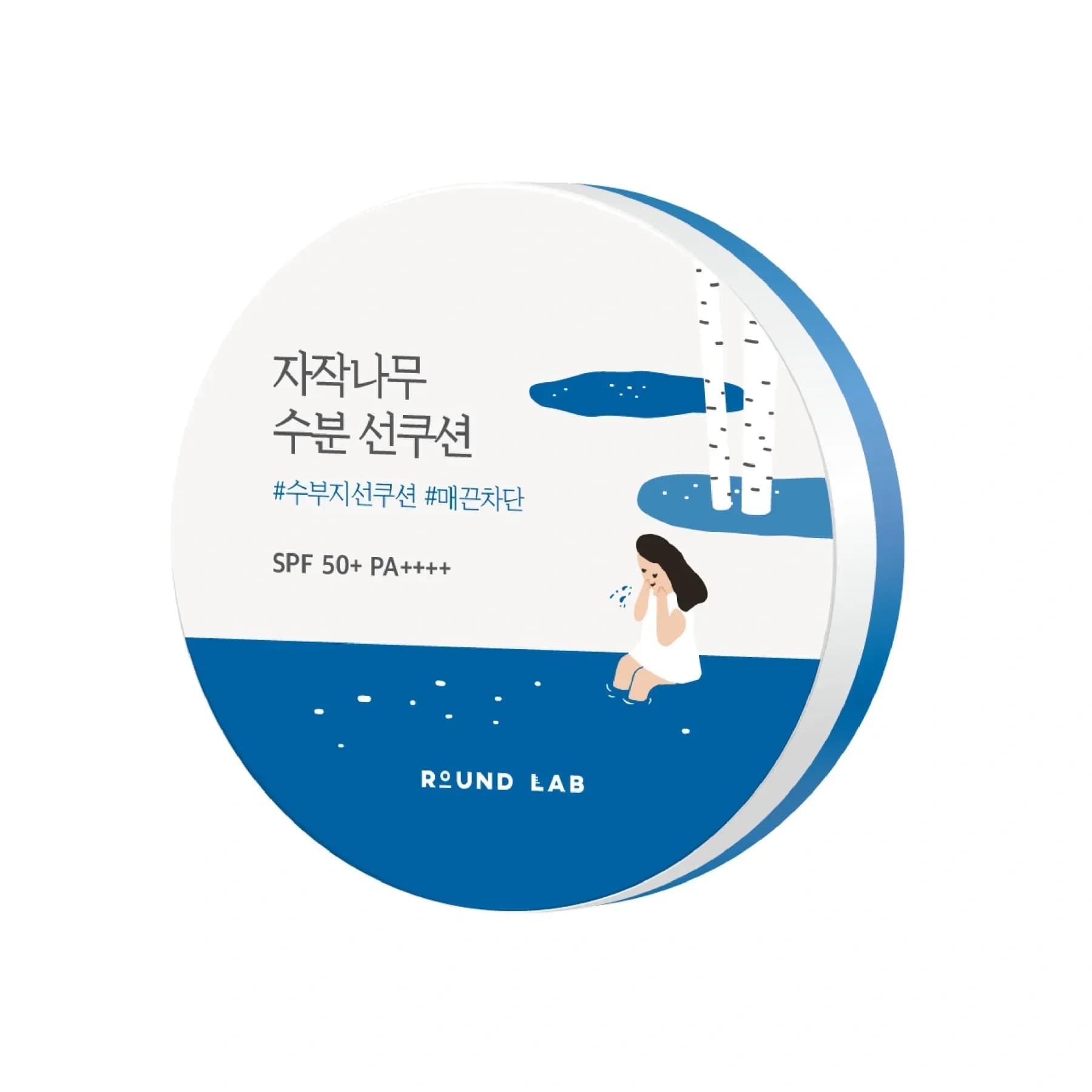 Сонцезахисний кушон з березовим соком ROUND LAB Birch Juice Moisturizing Sun Cushion 15 г