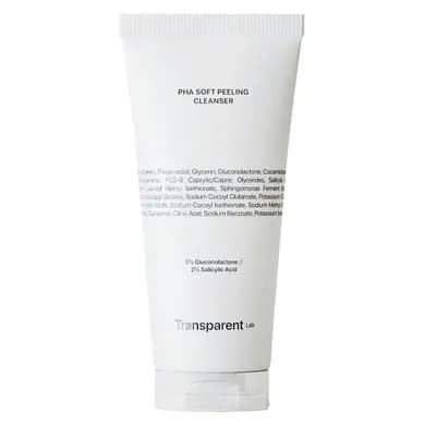 Очищувальний засіб для обличчя з ефектом пілінгу Transparent Lab pHA Soft Peeling Cleanser 150 мл
