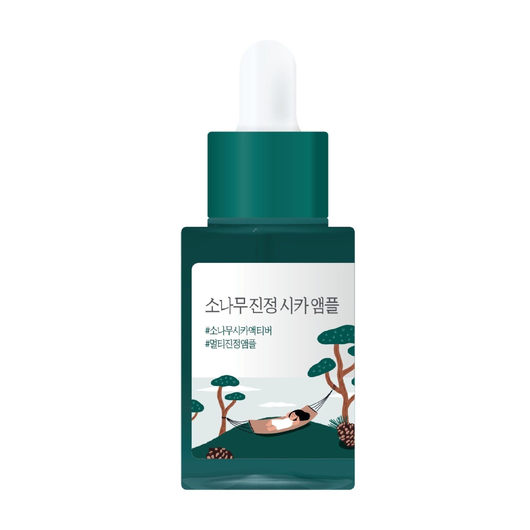 Заспокійлива сироватка з екстрактом голок сосни ROUND LAB Pine Calming Cica Ampoule 30 мл