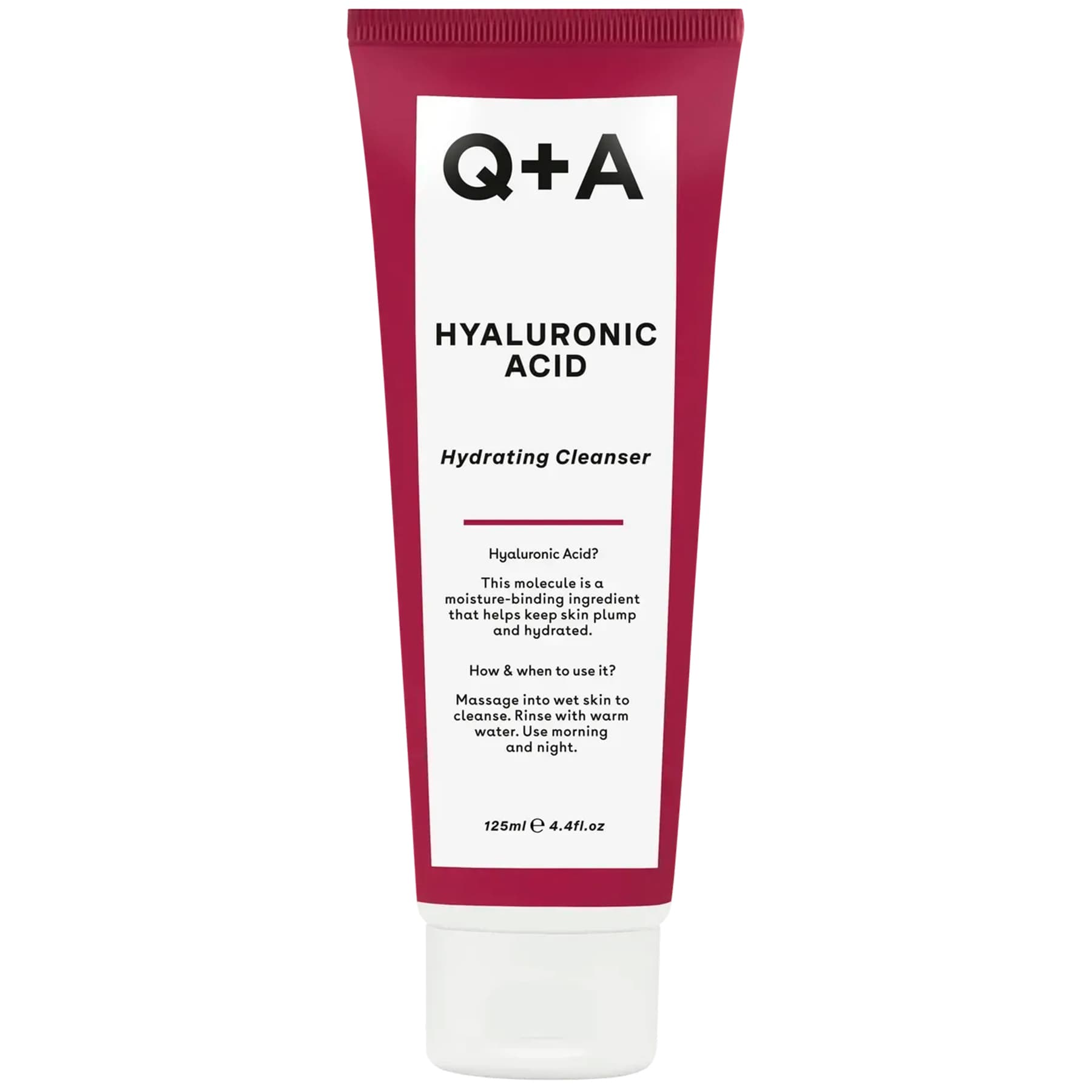 Гель для вмивання з гіалуроновою кислотою Q+A Hyaluronic Acid Cleansing Gel 125 мл