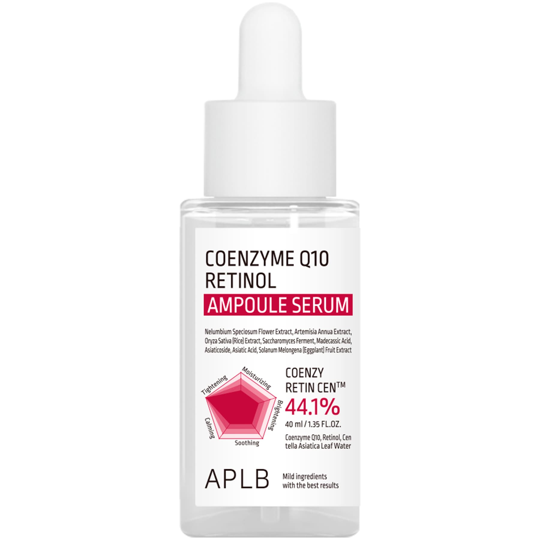 Антивікова ампульна сироватка з коензимом Q10 і ретинолом APLB Coenzyme Q10 Retinol Ampoule Serum 40 мл