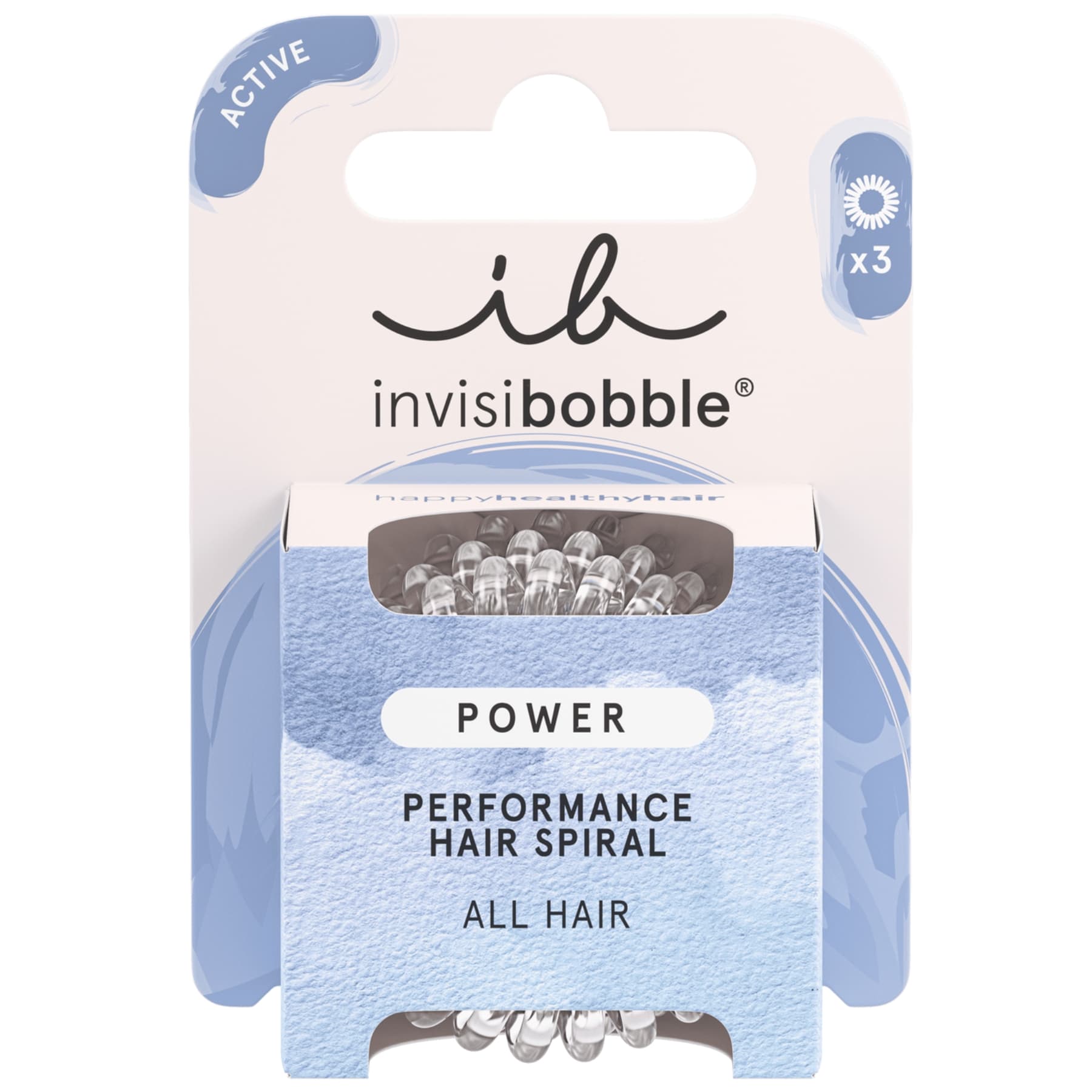 Набір резинок-браслетів для волосся Invisibobble Power Crystal Clear 3 в 1