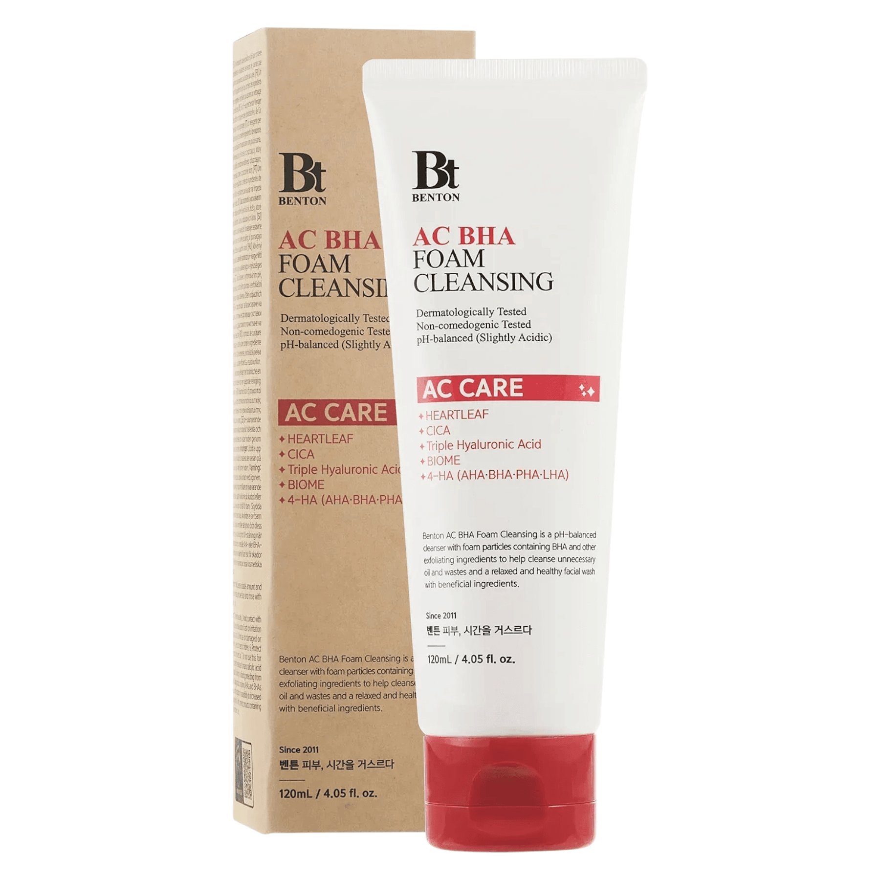 Гель-пінка з саліциловою кислотою Benton AC BHA Foam Cleansing 120 мл