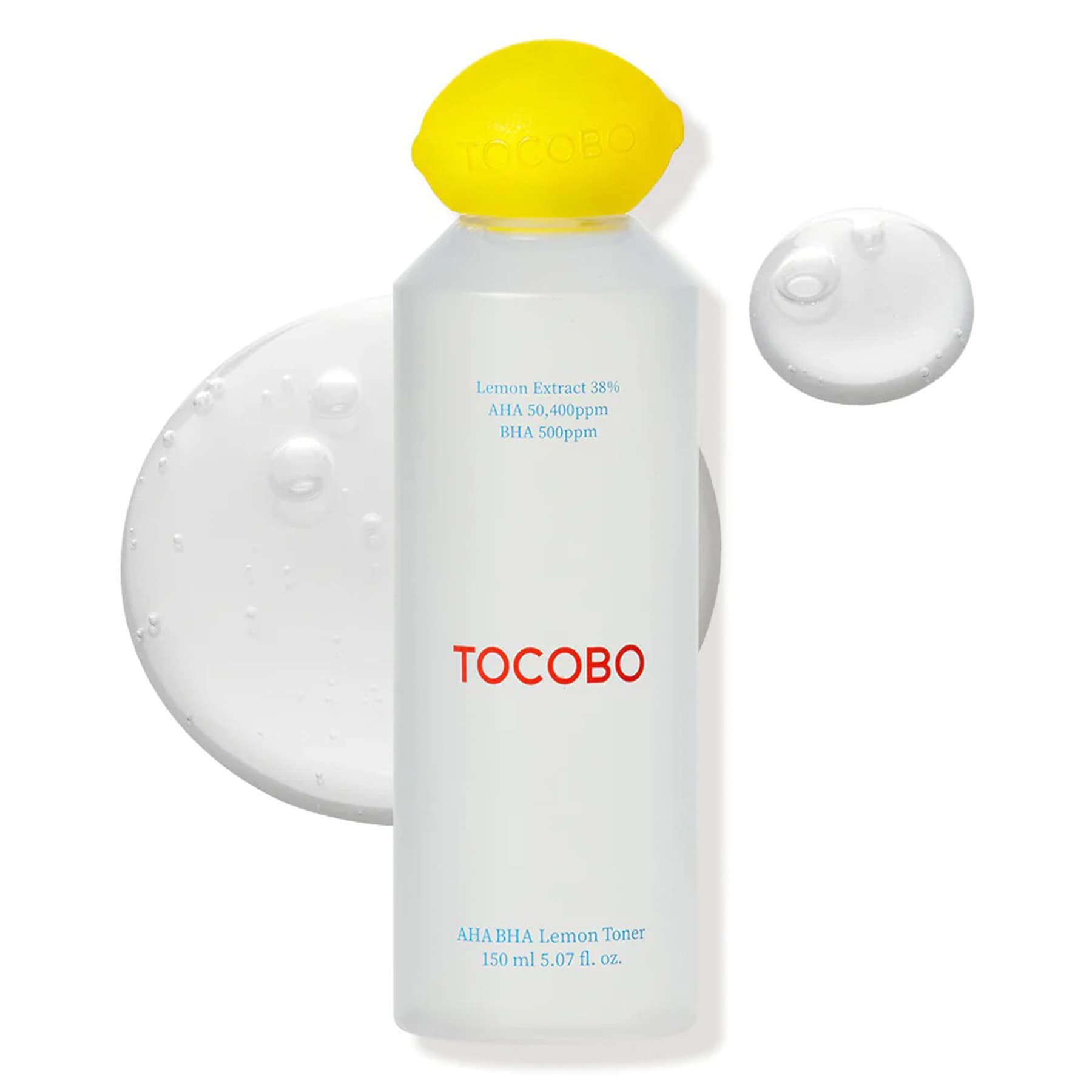 Відлущувальний тонер з екстрактом лимона та AHA і BHA кислотами TOCOBO AHA BHA Lemon Toner 150 мл