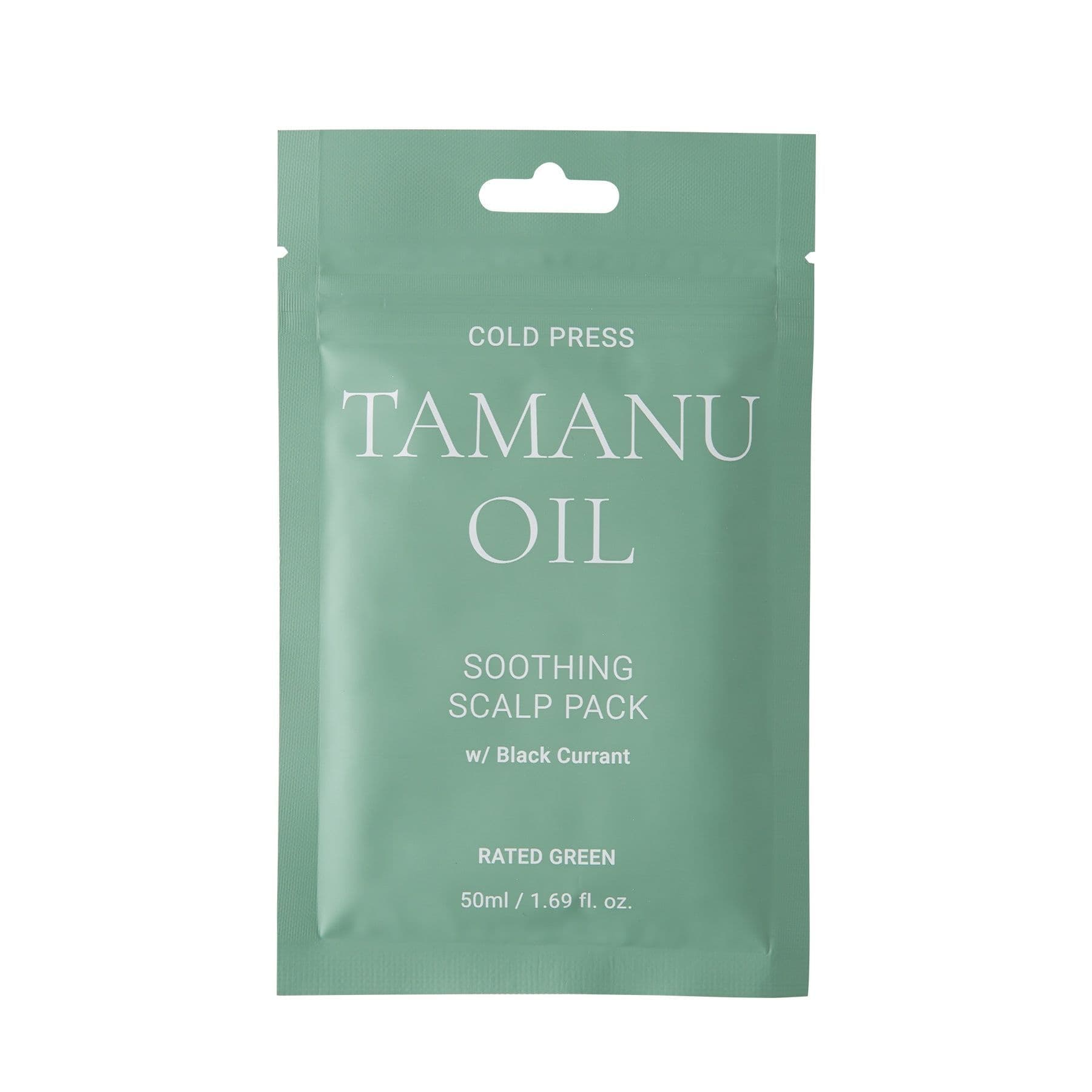 Живильна маска для волосся з маслом таману Rated Green Tamanu Oil Soothing Scalp Pack 50 мл, Мініатюра