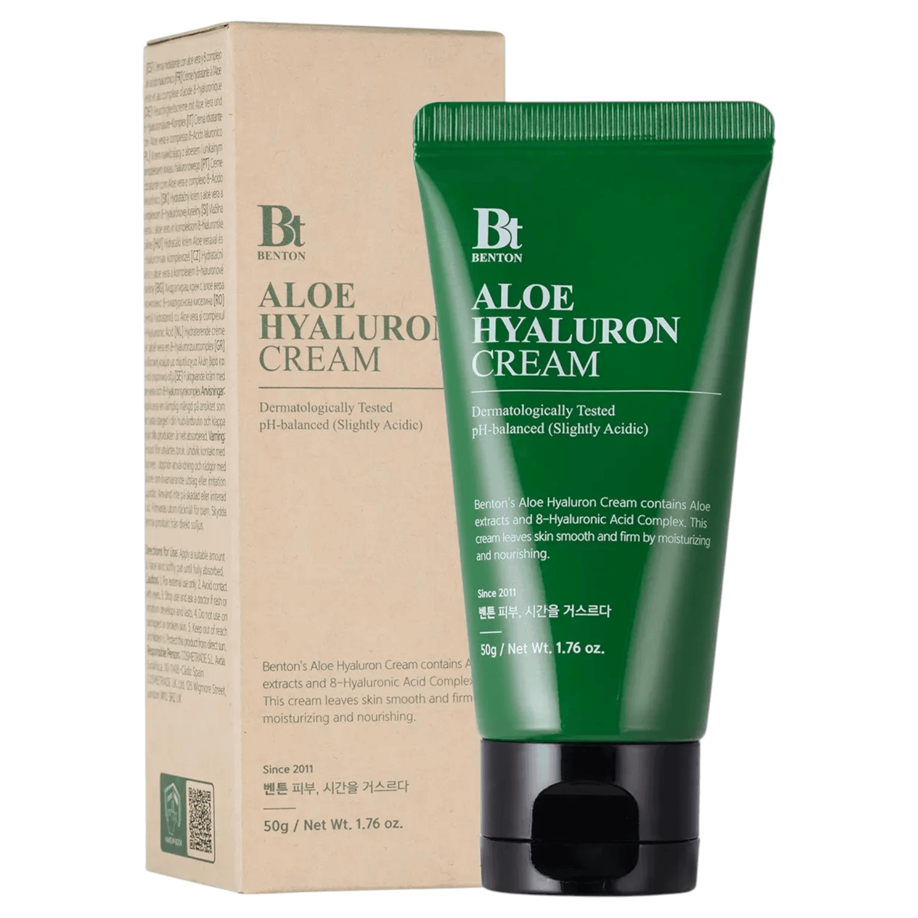 Крем з алое і гіалуроновим комплексом Benton Aloe Hyaluron Cream 50 г