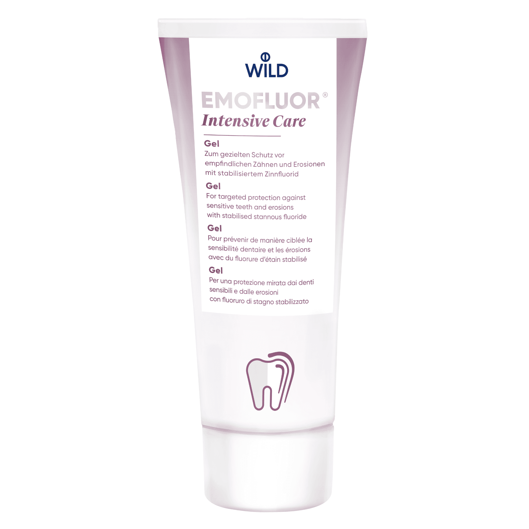Гель із стабілізованим фторидом олова Dr.Wild Emofluor Intensive Care 75 мл
