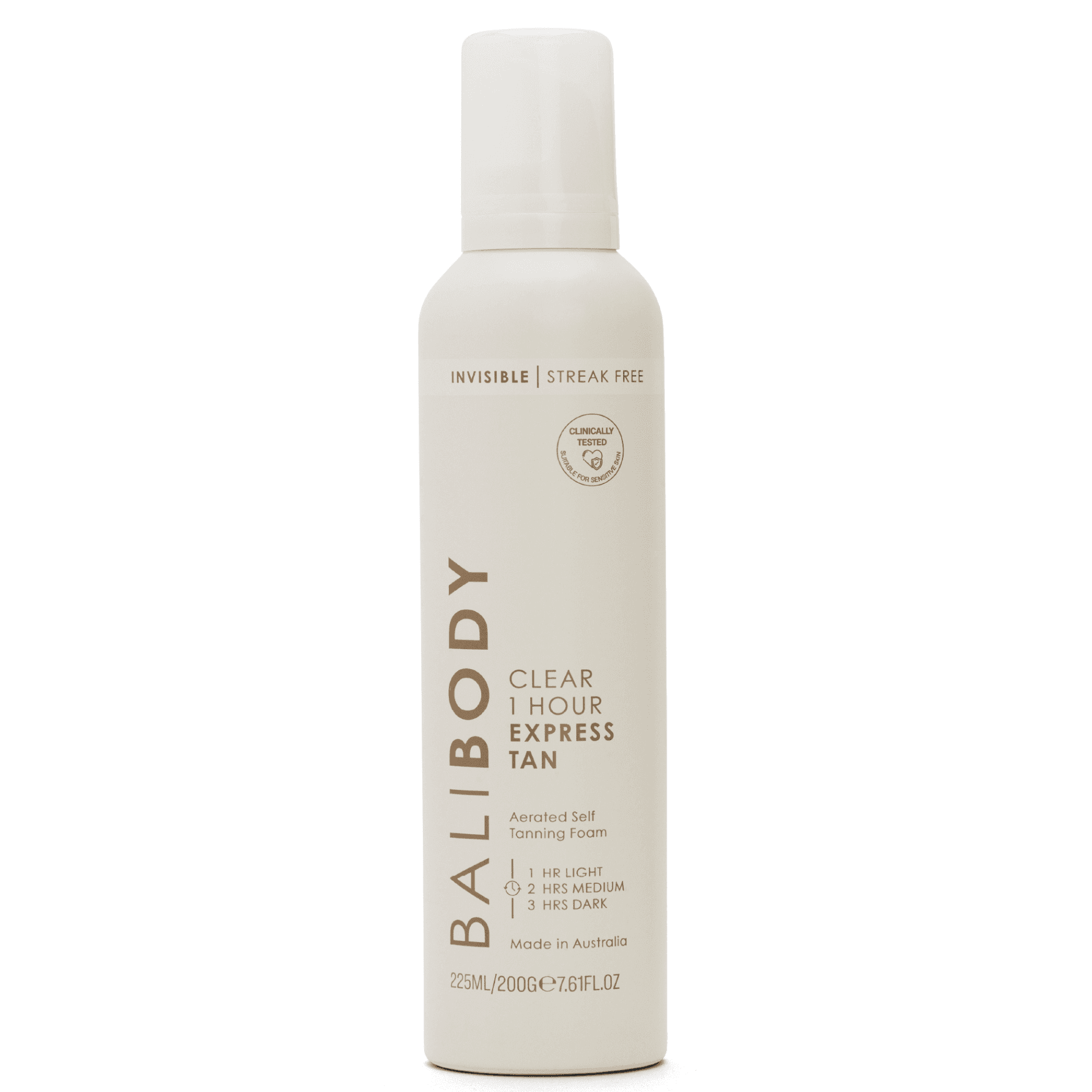 Прозора експрес автозасмага для тіла Bali Body Clear 1 Hour Express Self Tan 225 мл