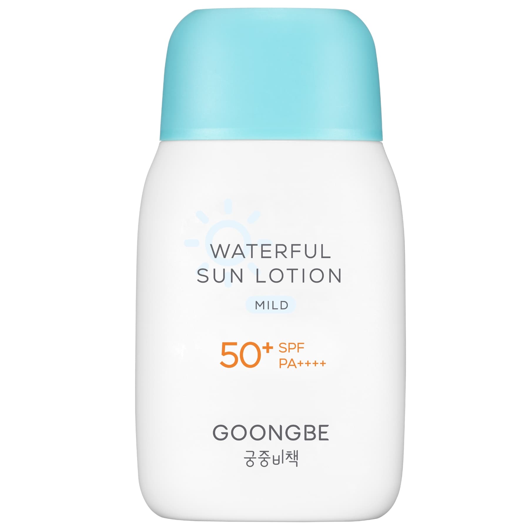 Дитячий сонцезахисний лосьйон SPF50+ PA++++ GOONGBE Waterful Sun Lotion Mild 80 г