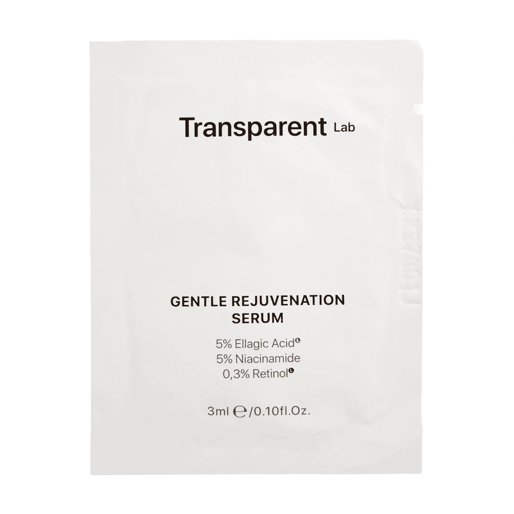Освітлювальна сироватка проти старіння Transparent Lab Gentle Rejuvenation Serum 3 мл, Саше (Тестер)