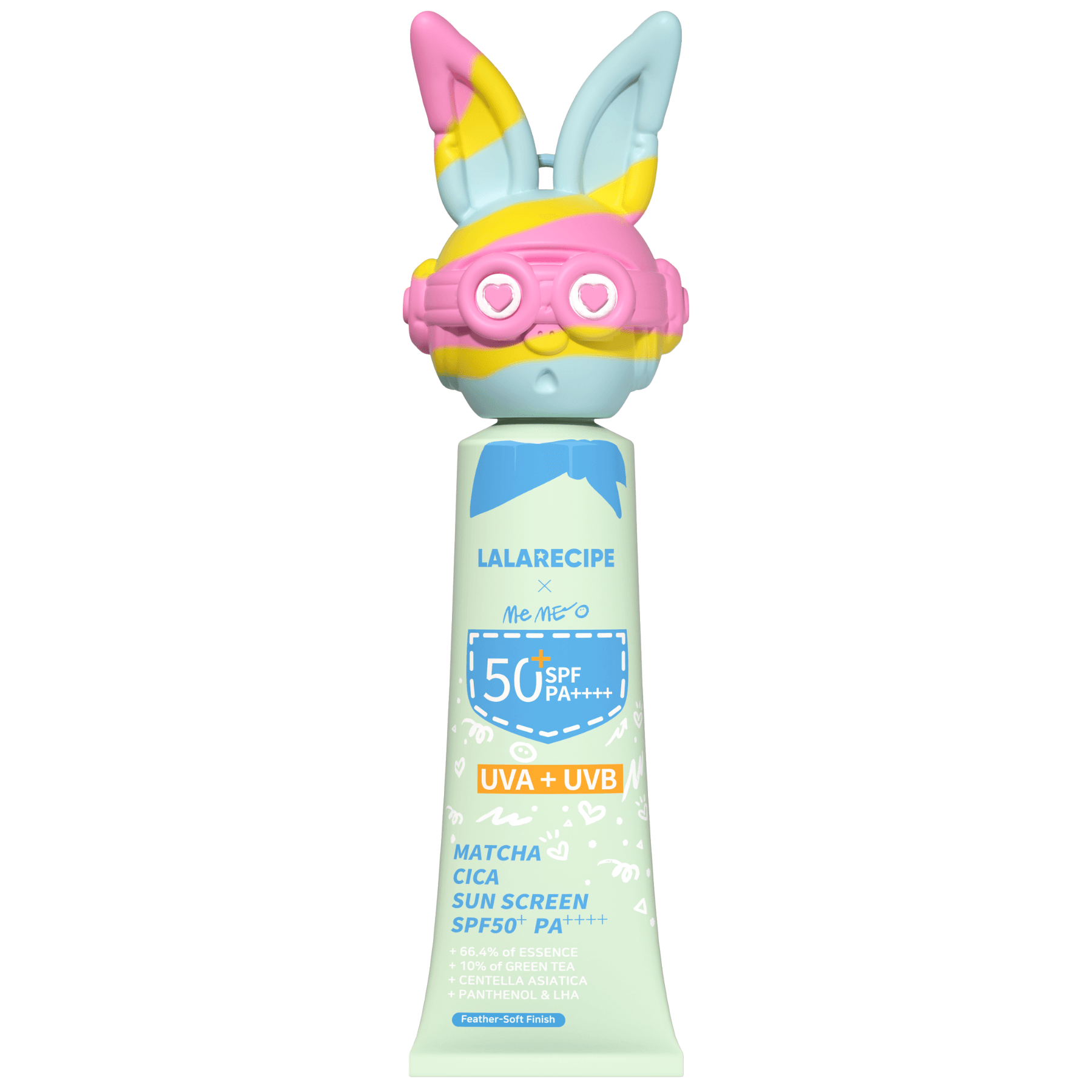 Сонцезахисний крем з центелою та матчею LALARECIPE Matcha Cica Sun Cream 50 мл