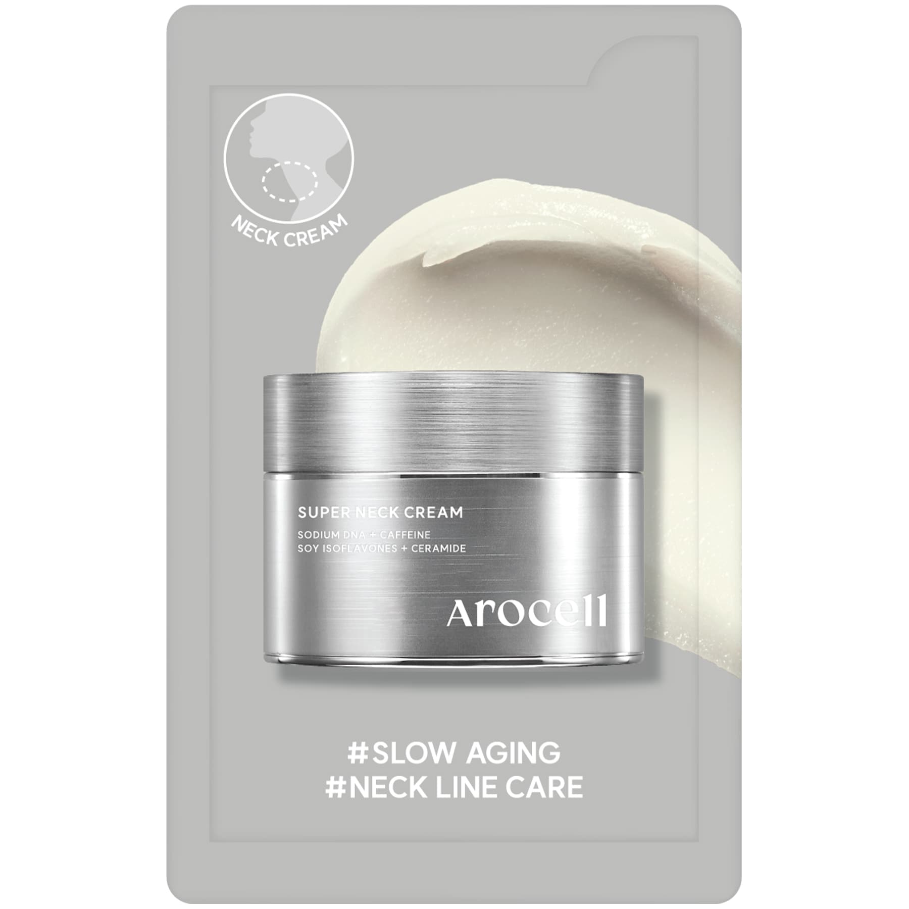 Ліфтинг-крем для шиї та декольте Arocell Super Power Neck Cream 2 г