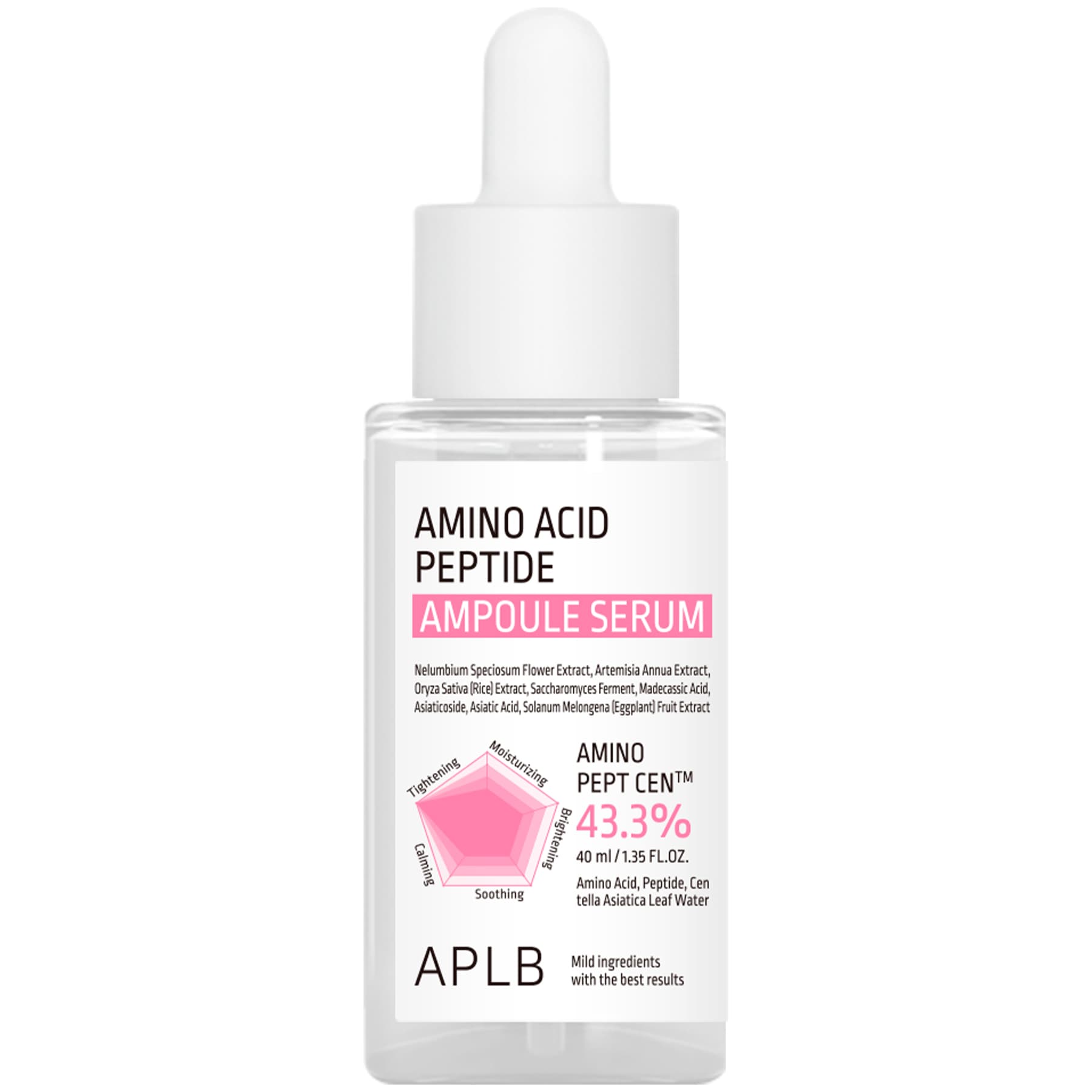 Ампульна сироватка для пружності шкіри з амінокислотами та пептидами APLB Amino Acid Peptide Ampoule Serum 40 мл