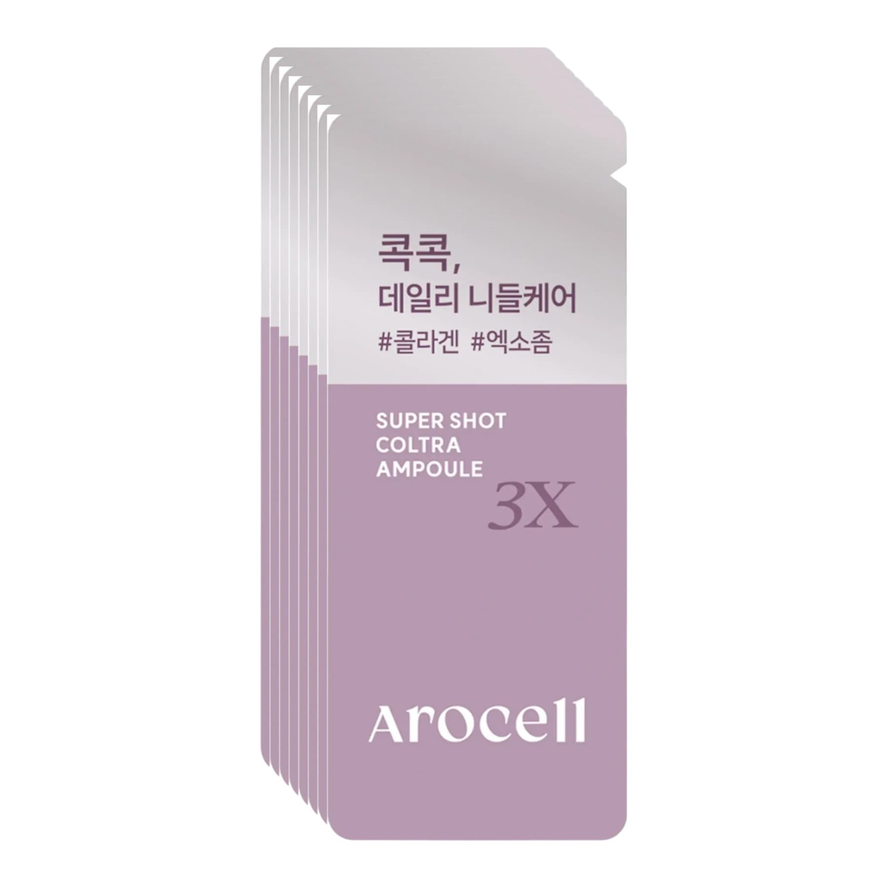 Колагенова ампула для обличчя з мікроспікулами Arocell Super Shot Coltra Ampoule 3X 1 мл * 7 шт