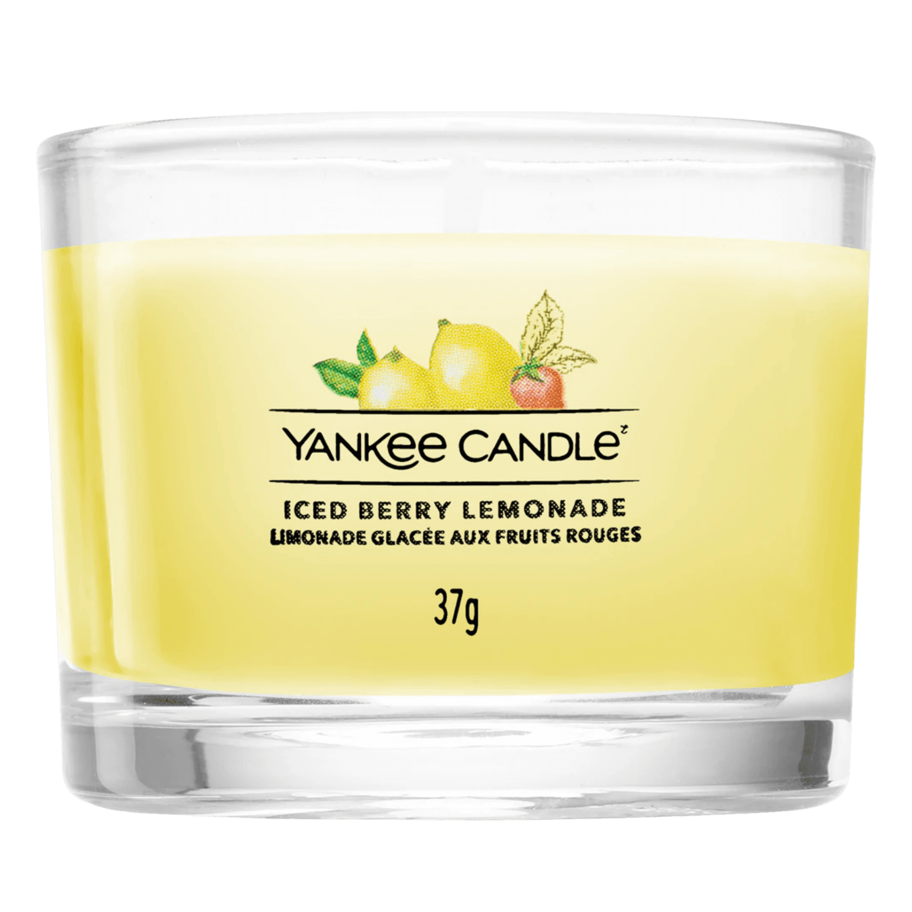 Ароматична свічка "Холодний Ягідний Лимонад" Yankee Candle Iced Berry Lemonade 37 г