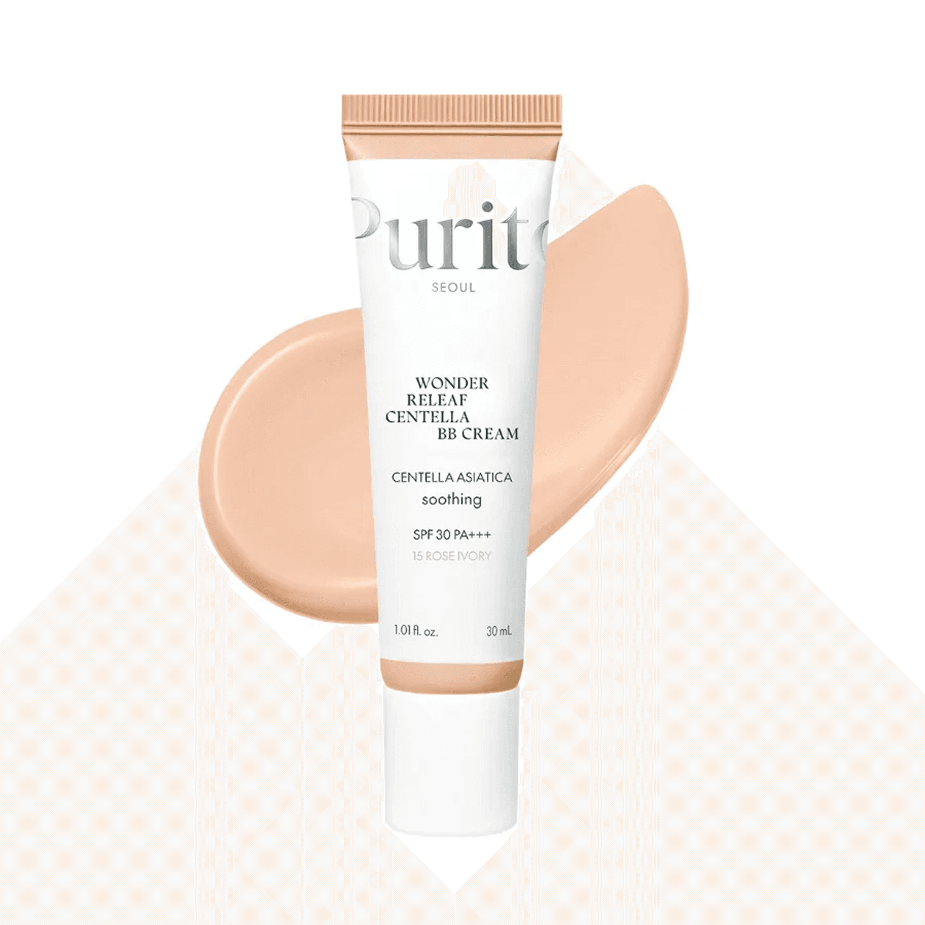 BB-крем з центелою Purito Seoul Wonder Releaf Centella BB Cream 15 Rose Ivory 30 мл