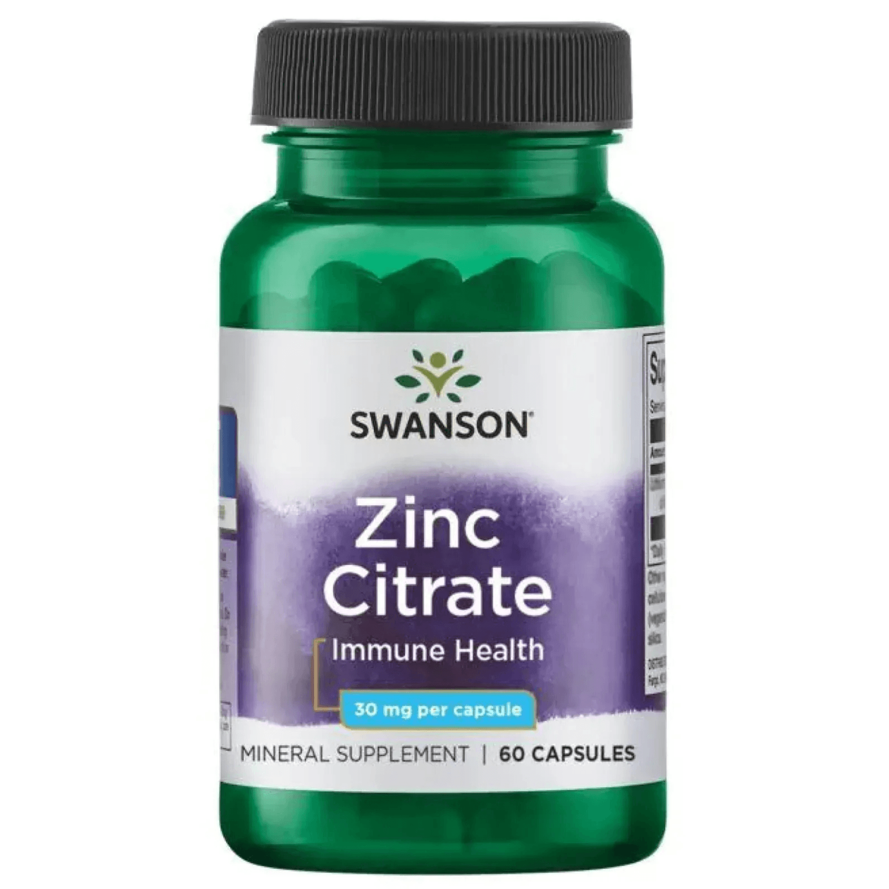Цинк цитрат 30 мг Swanson Zinc Citrate 30mg 60 шт