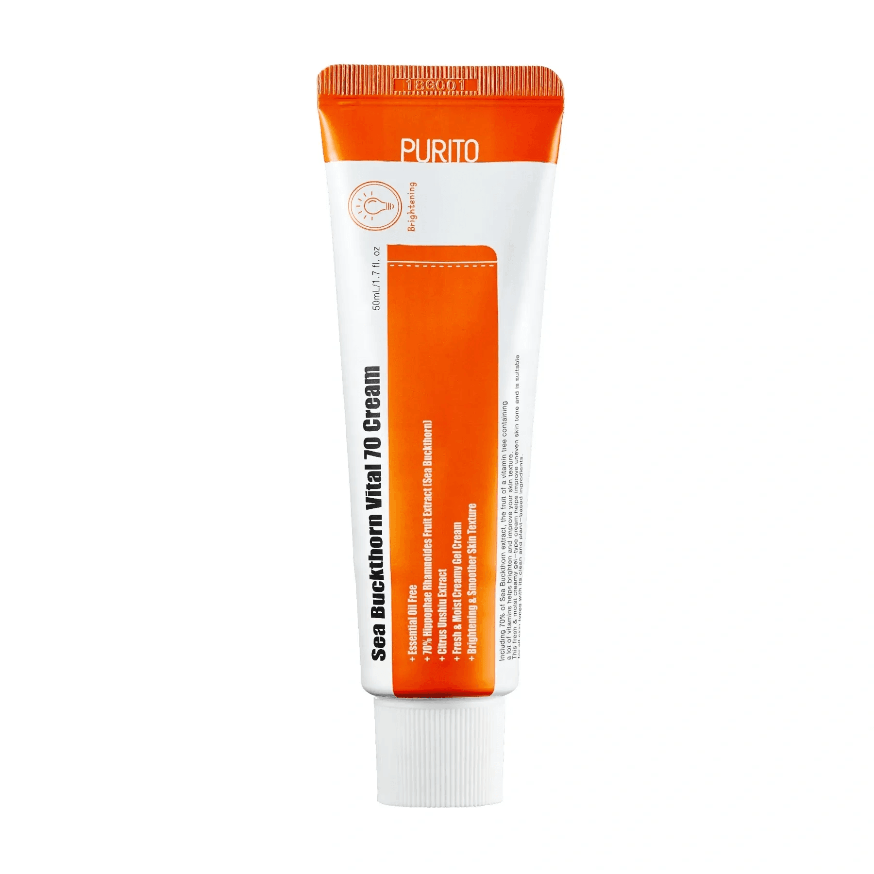 Вітамінний освітлювальний крем з обліпихою Purito Seoul Sea Buckthorn Vital 70 Cream 50 мл