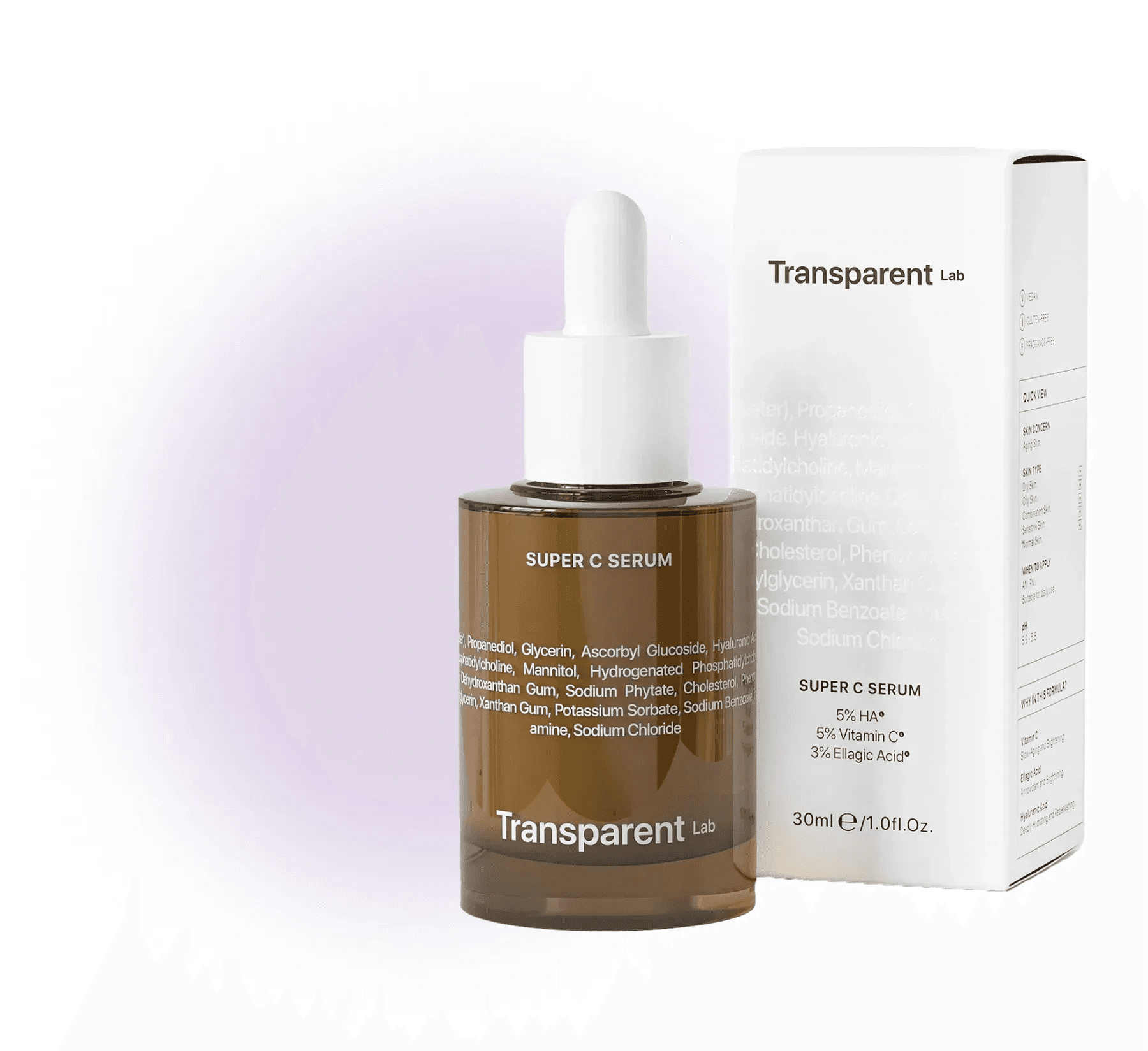 Сироватка від тонких зморшок і для пружної шкіри Transparent Lab Super C Serum 30 мл
