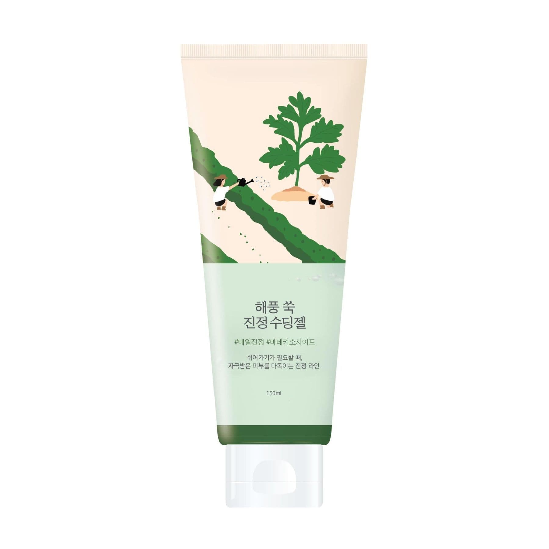 Заспокійливий гель з морським полином ROUND LAB Mugwort Calming Soothing Gel 150 мл
