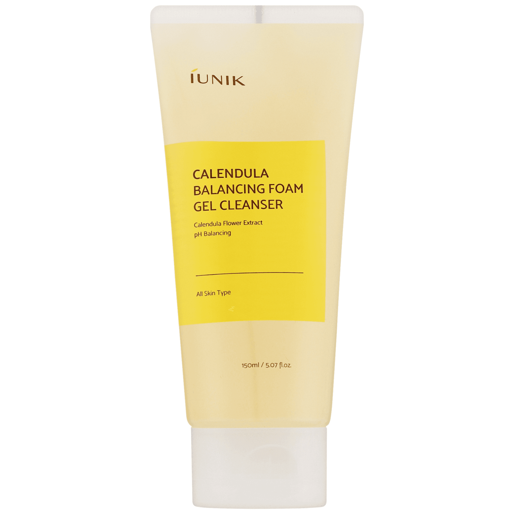 Гель-пінка для вмивання з календулою IUNIK Calendula Balancing Foam Gel Cleanser 150 мл