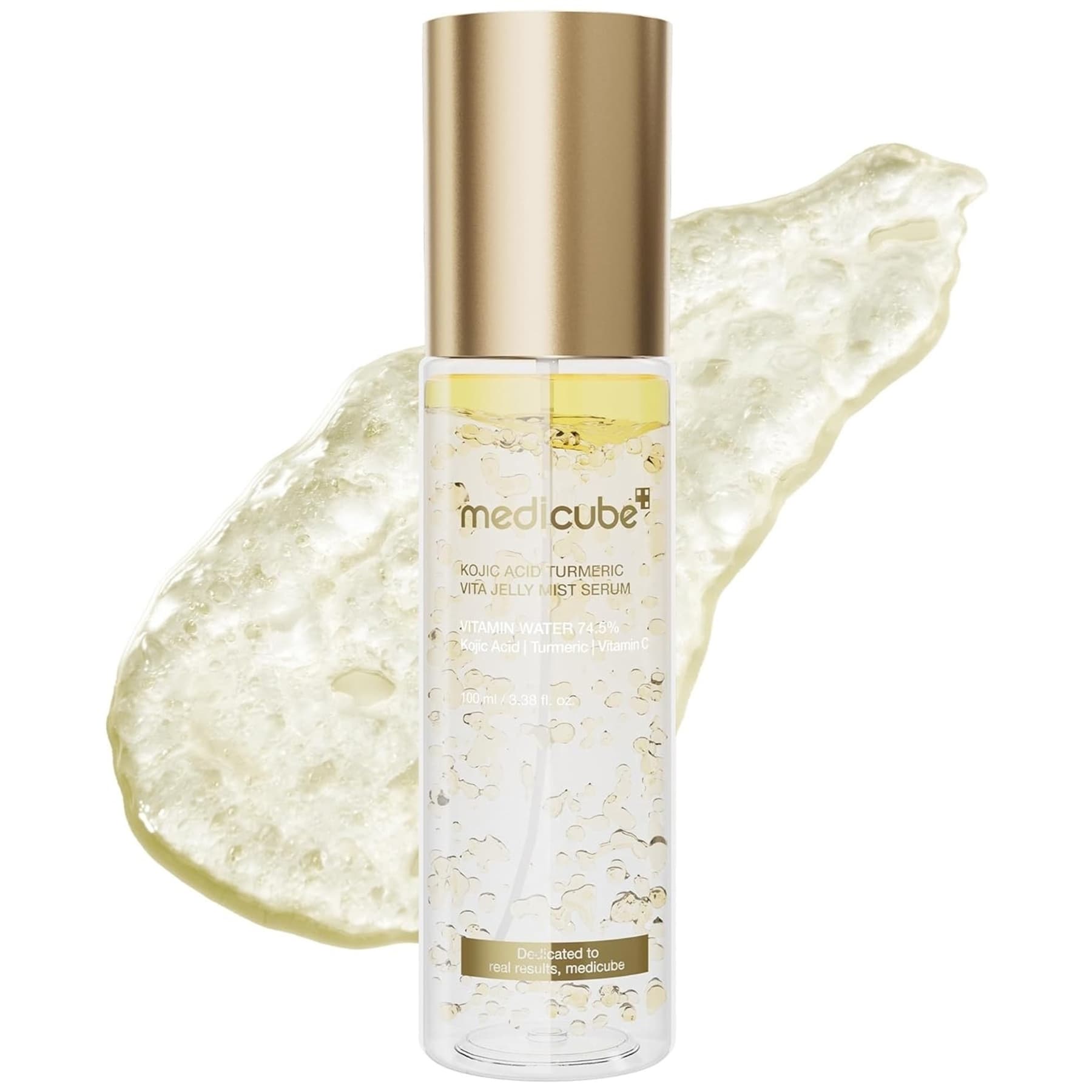 Освітлювальна гель-сироватка з койєвою кислотою та куркумою Medicube Kojic Acid Turmeric Vita Jelly Mist Serum 100 мл