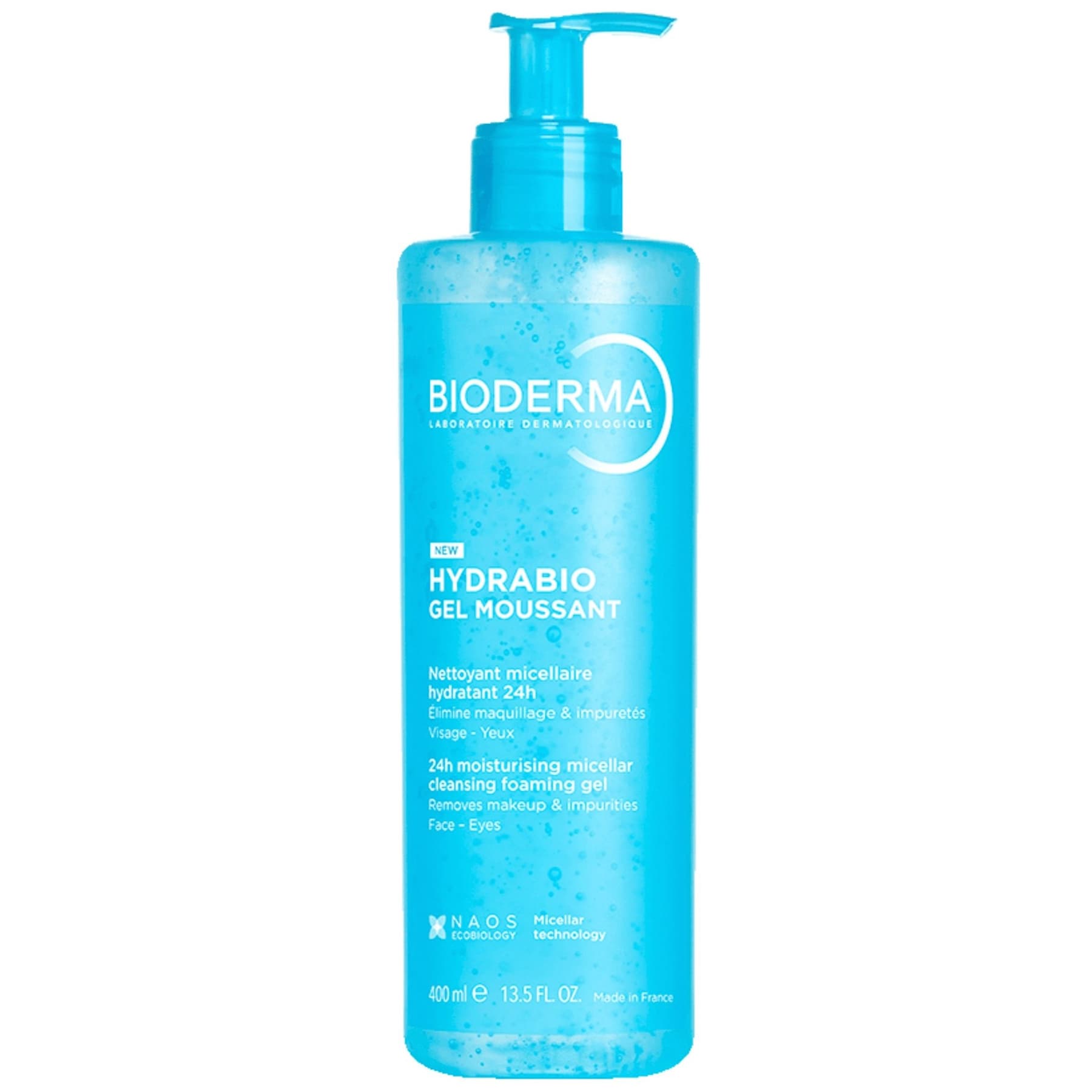 Очищувальний гель Bioderma Hydrabio 24hr Hydrating Micellar Foaming Cleansing Gel 400 мл