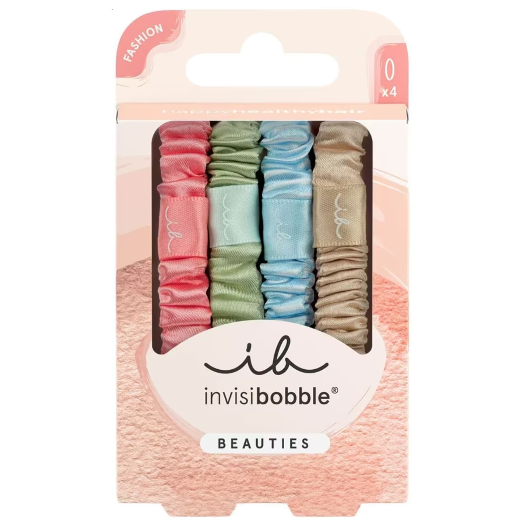 Набір резинок-браслетів для волосся Invisibobble Beauties Satin Sorbet 4 в 1