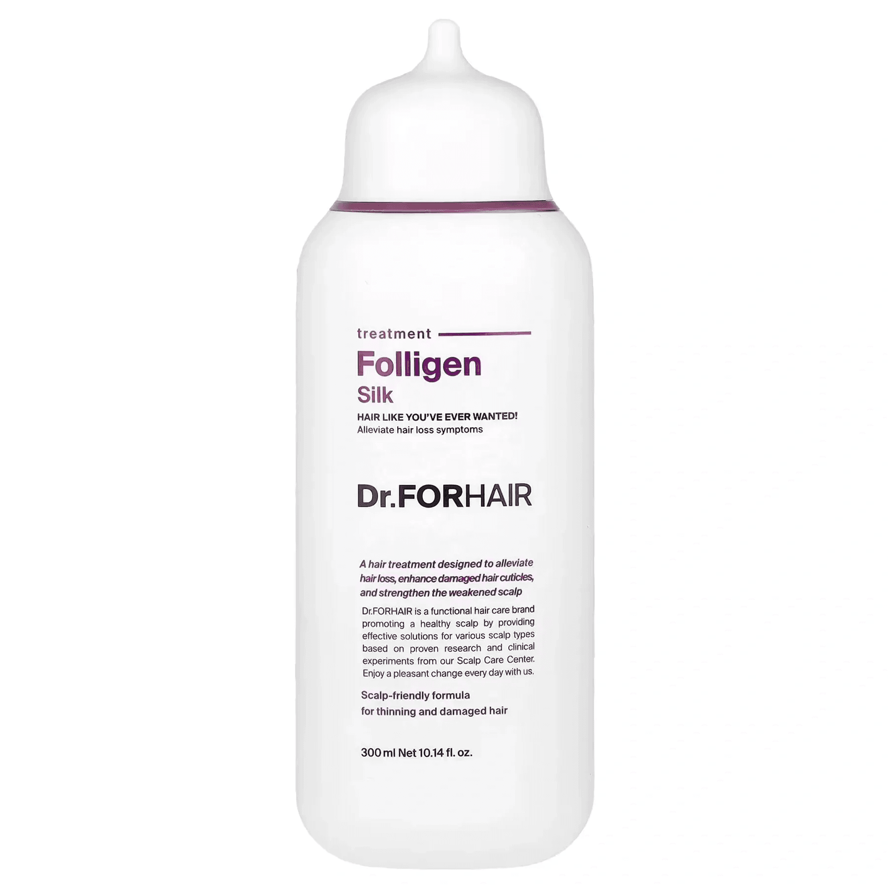 Відновлювальна маска-кондиціонер для пошкодженого волосся Dr.FORHAIR Folligen Silk Treatment 300 мл