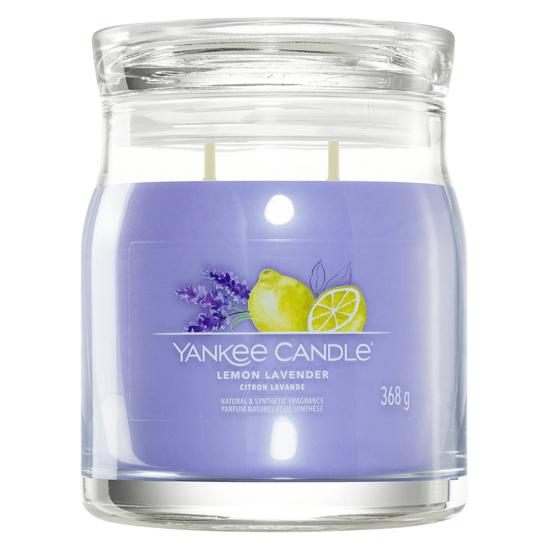 Ароматична свічка "Лимонна Лаванда" Yankee Candle Lemon Lavender 368 г