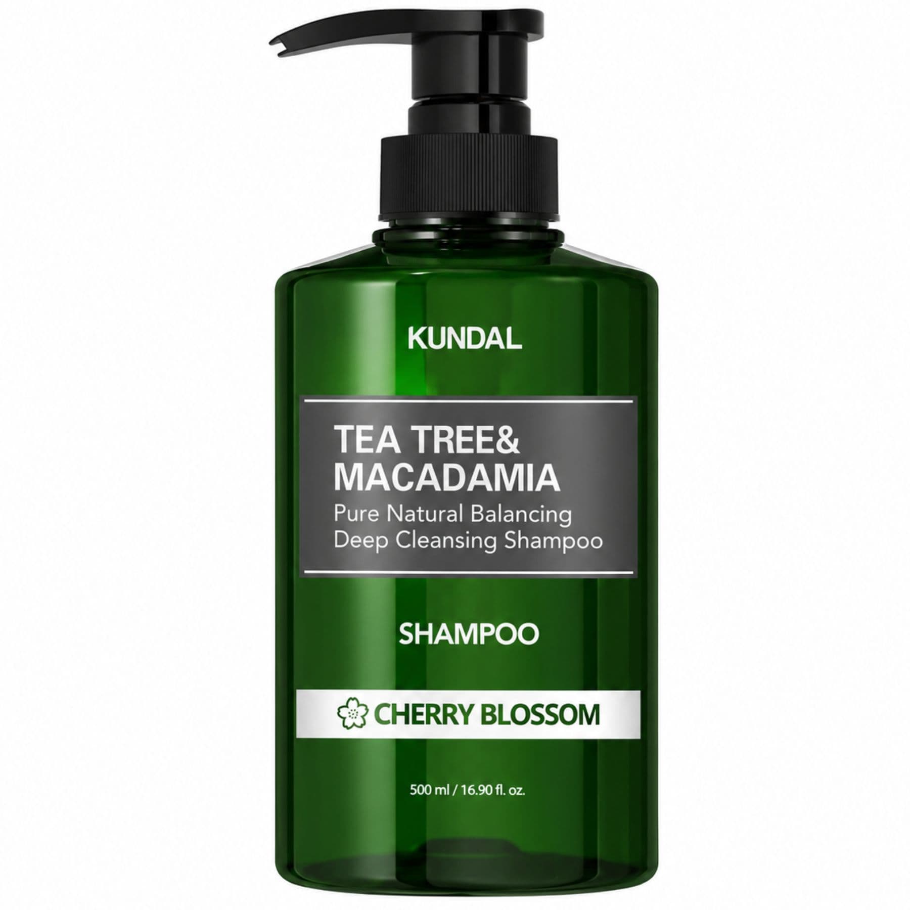 Шампунь для глибокого очищення KUNDAL Tea Tree & Macadamia Deep Cleansing Shampoo Cherry Blossom 500 мл