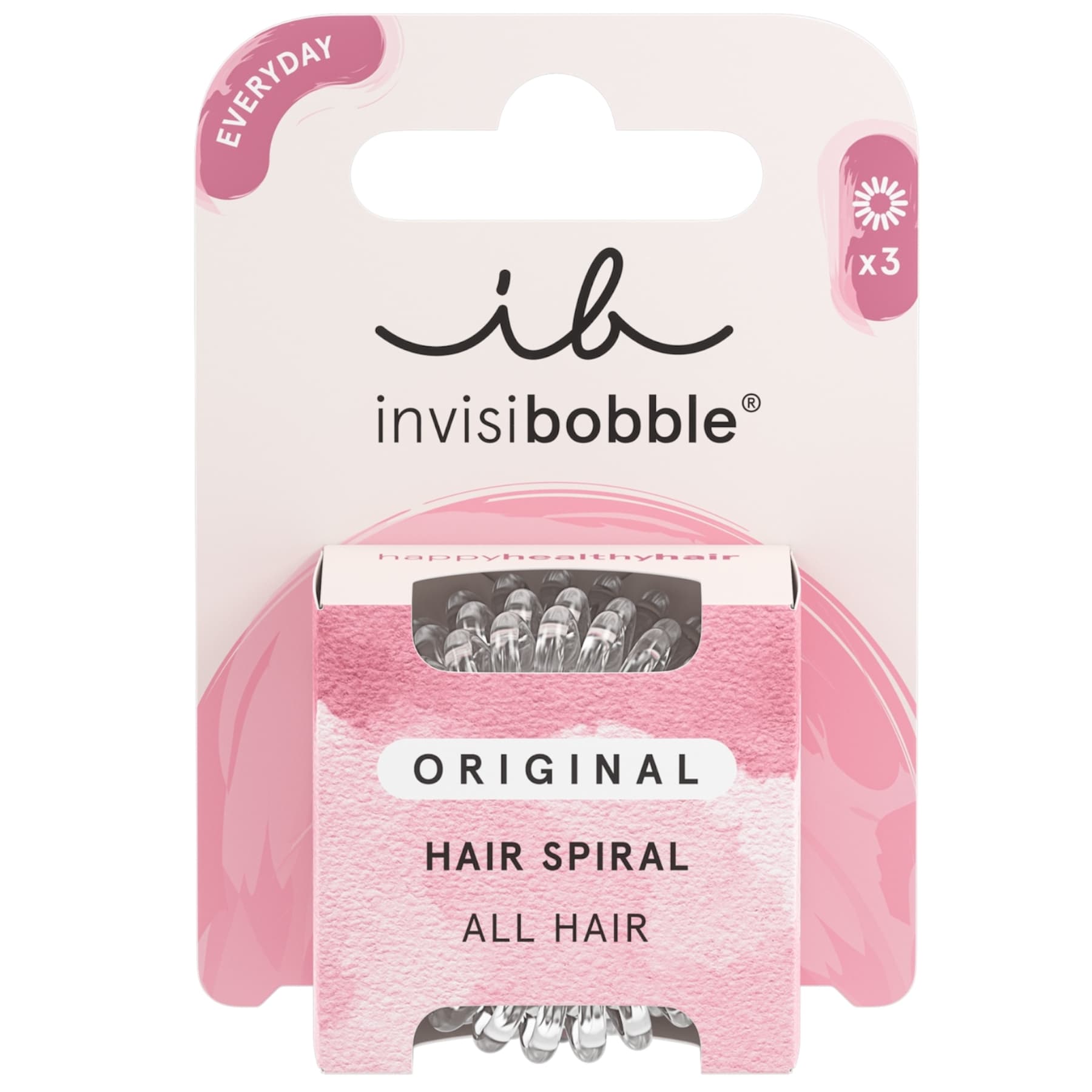 Набір резинок-браслетів для волосся Invisibobble Original Crystal Clear 3 в 1