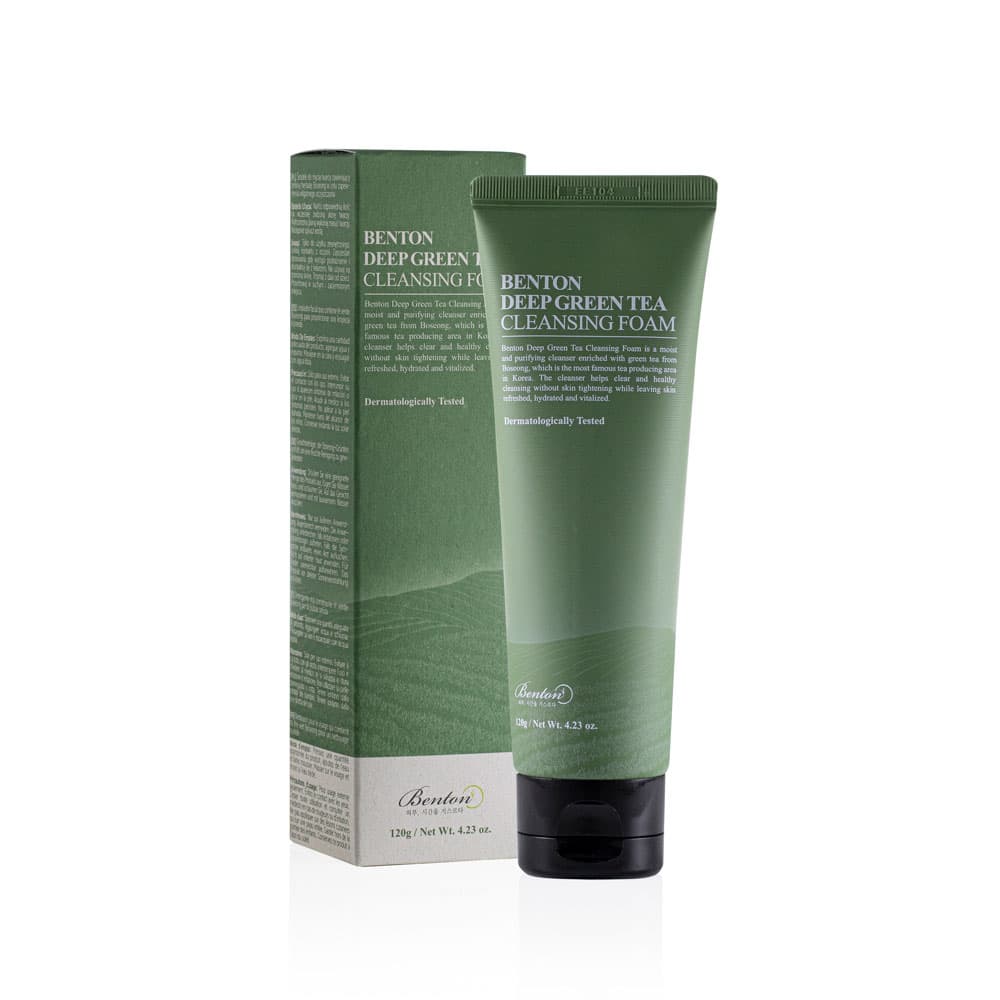 Очищувальна пінка з зеленим чаєм Benton Green Tea Foam 120 г